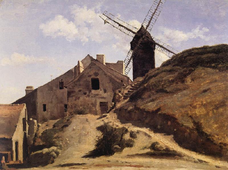 Corot Camille The Moulin of the Calette in Montmartre oil painting image